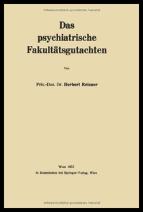 【预售】Das Psychiatrische Fakultatsgutachten
