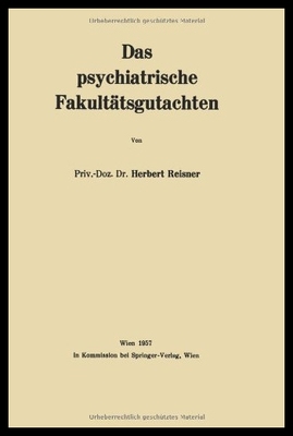【预售】Das Psychiatrische Fakultatsgutachten