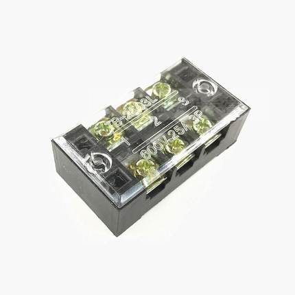 TB-2503 2503L日式接线端子排 固定式接线端子板 厚件25A 3位3P