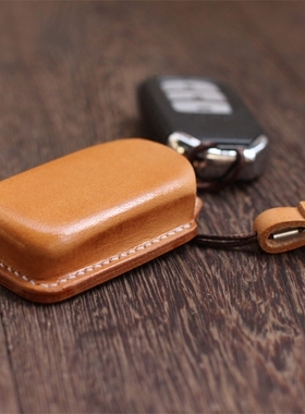 hjkl适用本田CRV 雅阁 奥德赛 思域 XRV钥匙套真皮手工钥匙包