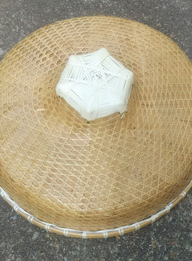 遮阳挡雨竹编斗笠竹编海边
