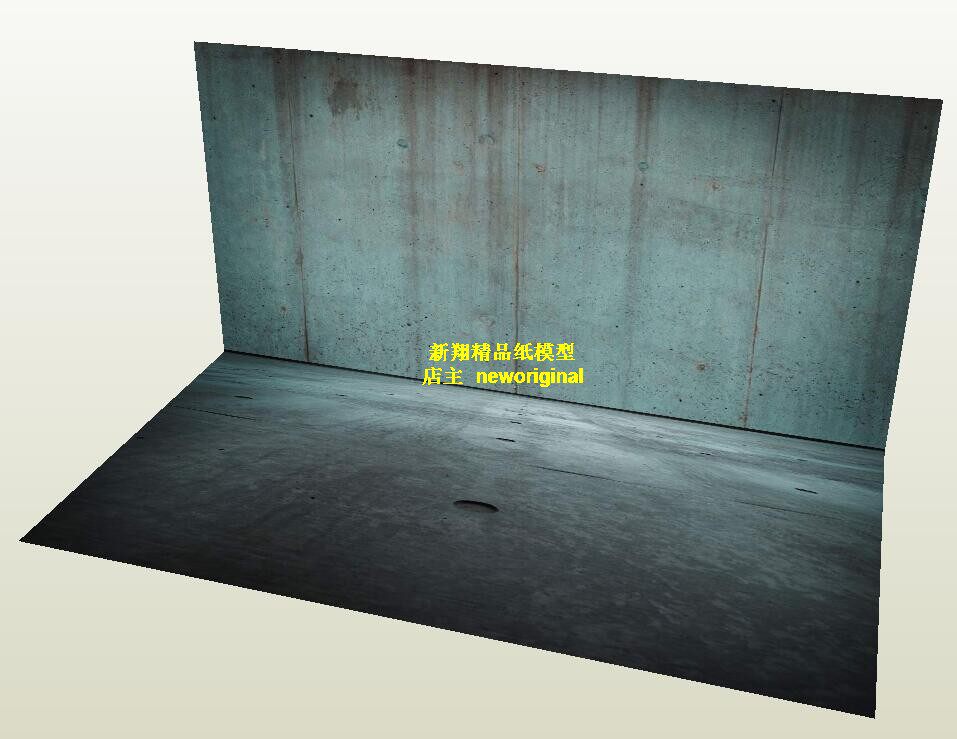 1比6 12地下车库地库商品拍摄背景室内灯光兵人车模汽车场景模型图片