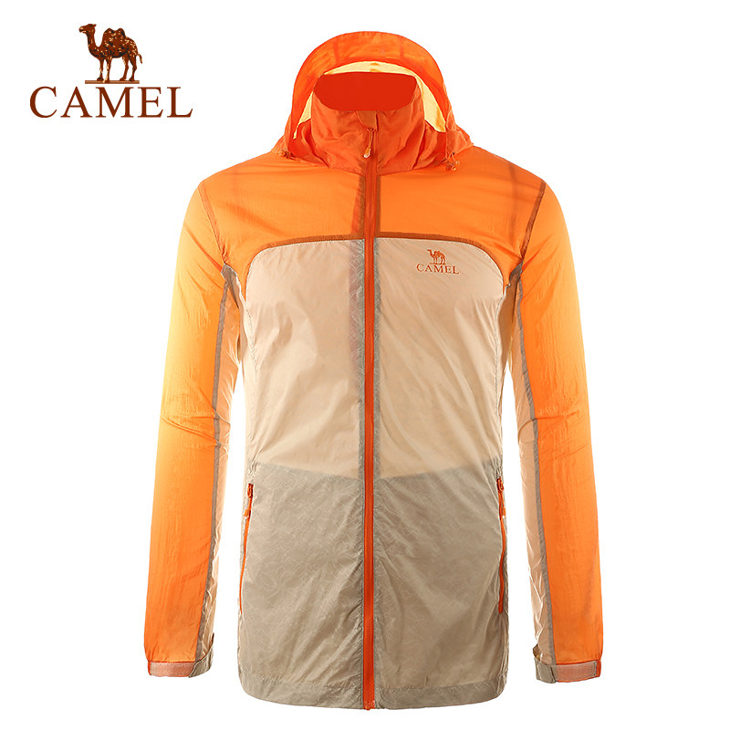 【非卖品】【断码清仓】CAMEL骆驼户外男款夏季速干皮肤风衣男士