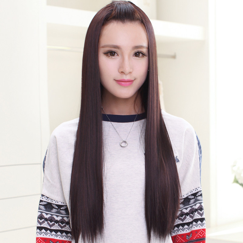 Perruque Long cheveux raides - Ref 2613402 Image 1