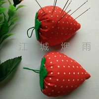 Dễ thương Dâu kim Pin Pin Pin Pin Cross Stitch Pin Ball Ball Chủ pin Hướng dẫn sử dụng kim chống rơi - Công cụ & phụ kiện Cross-stitch mua tranh về tự thêu tay