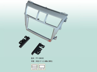 面框车载DVD面板中控配件CD机中控面框 台湾进口丰田威驰导航改装