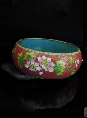 掐丝珐琅景泰蓝开口手镯