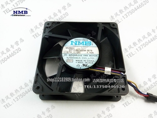 09W B76 12CM NMB 铝框耐高温风扇 1.10A 4715SL 27V 正品 12038