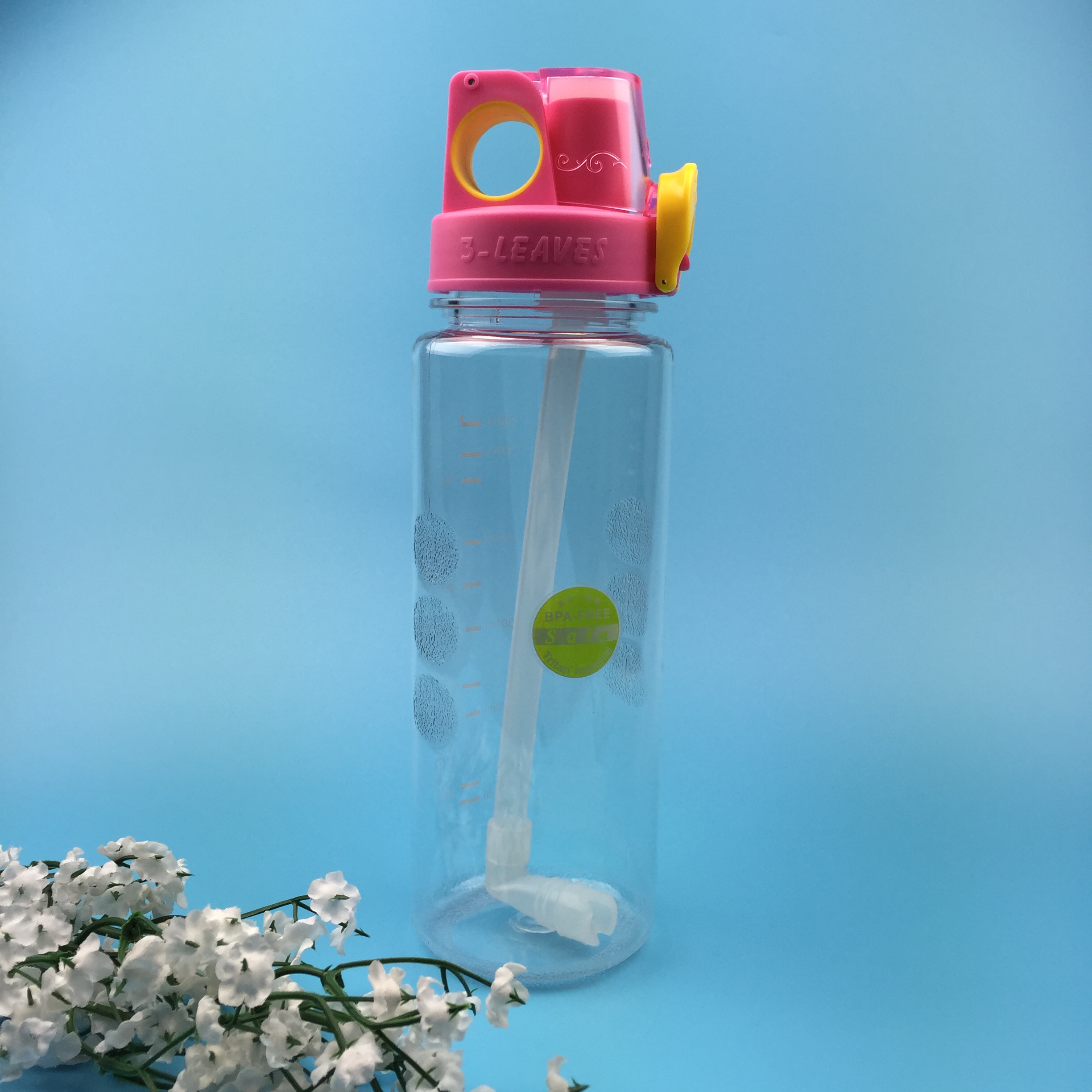 台湾原装tritan600毫升吸管杯