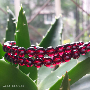 石榴石散珠4mm5mm6mm7mm8m纯天然收藏级酒红批发DIY手链手串顶A级