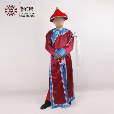 古装太监清朝舞台戏剧演出服