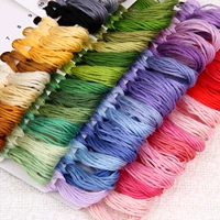 Французская линия вышивки DMC Cross Common Color Seiki и Son -стиль в стиле европейской в ​​стиле вышитая цветочная вышивка 60 Color 4 метра на цвет