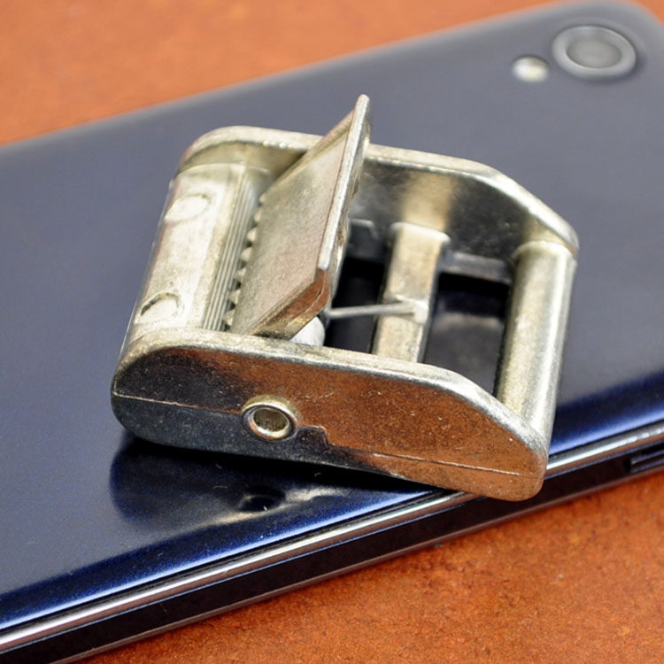 5cm织带压紧器压扣卡板带调节扣 锌合金定位扣 五金收紧扣