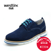 West fall 2015 new shoe trend of the Korean daily casual leather belt round head men's leather shoes