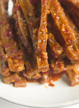 攸县麻辣豆腐 湖南辣味零食 豆干 辣条 攸县香干子 150g