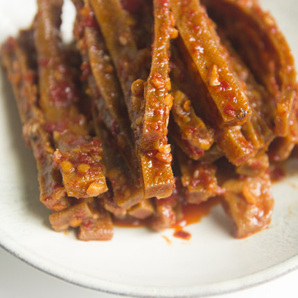 攸县麻辣豆腐 湖南辣味零食 豆干 辣条 攸县香干子 150g