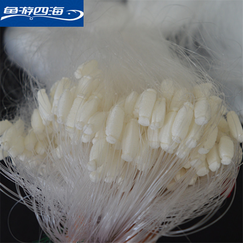 加重新款渔网1米高100米三层沉网粘网丝网捕鱼工具挂网