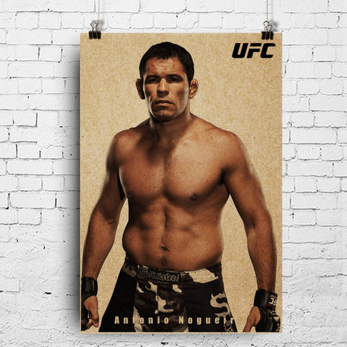 UFC海报定制牛头人格斗装饰画