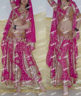 民族服装 鸿舞衣推荐 舞蹈服装 肚皮舞 印度舞 1448