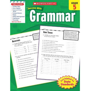 【原版书】【外图原版】进口英文 学乐成功系列 Scholastic Success with Grammar (Grade 5)  五年级 语法提高厦门外图