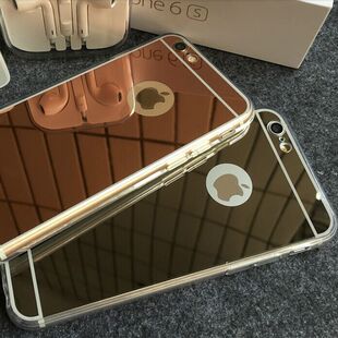 6plus 适用iPhone苹果5 7plus镜面手机壳软套 8plus case