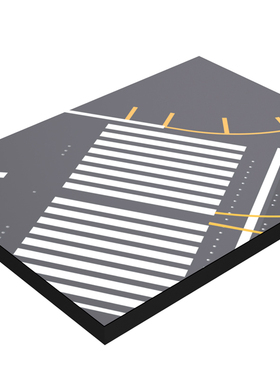 1：400 飞机模型 ANA日本羽田机场跑道 滑行道 图纸 成品木质地台