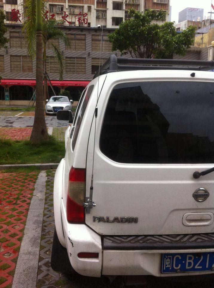 자동차 라디오 워키 토키 안테나 이중 섹션 클립 측면 핸드 플랫폼 고 이득 액세서리 UV5R 자동차 모종 패키지