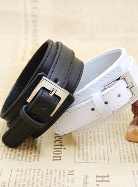 包邮 朋克风摇滚 皮带扣 护腕真皮手链护腕手镯男 女多层韩版时尚