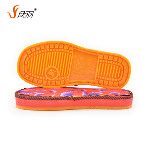 凤羽 手工鞋底 拖鞋底 手编鞋子 钩鞋子 橡胶底 泡沫鞋底 儿童款