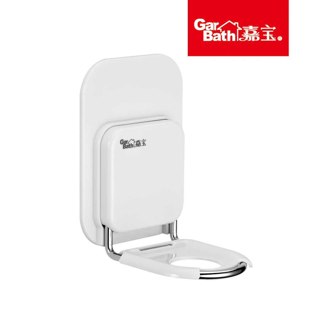 361002Garbath嘉宝背胶单液瓶架卫浴置物挂架免钉