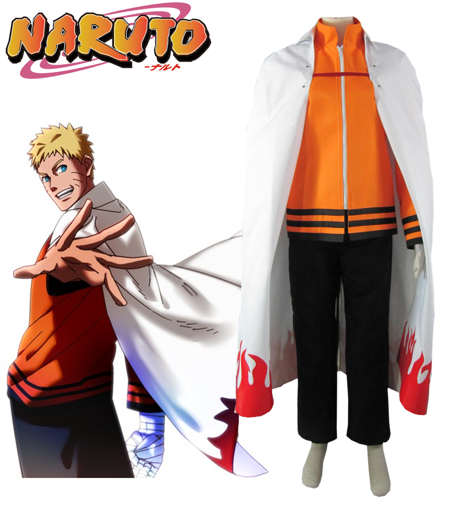 火影忍者博人传漩涡鸣人七代目火影装动漫cosplay男装/假发现货