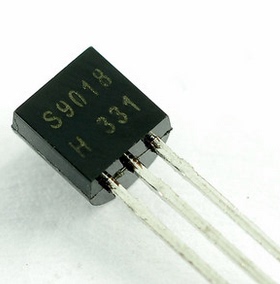 长电三极管 铁脚 S9018H S9018 TO-92 中功率晶体管 原装 75元/包