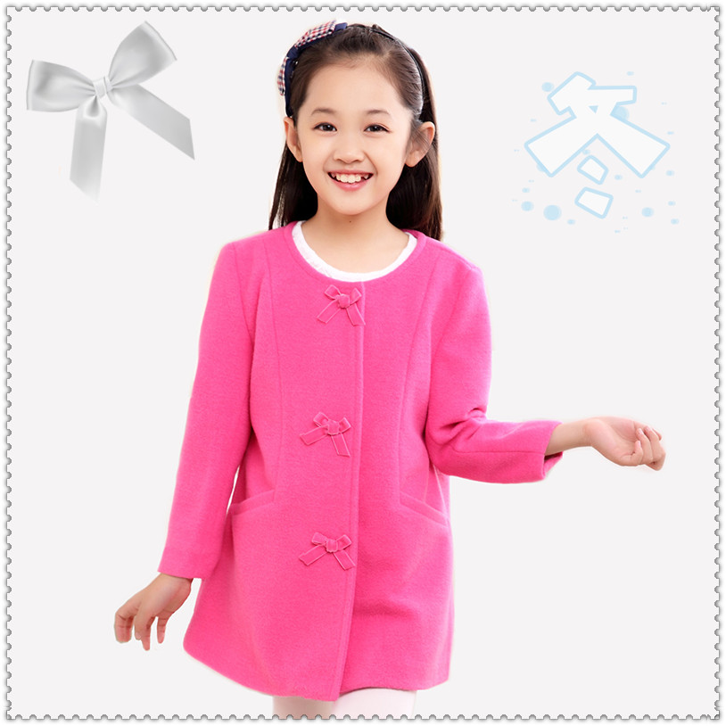 Manteau pour fille BABYPOINT en laine - Ref 2161554 Image 1