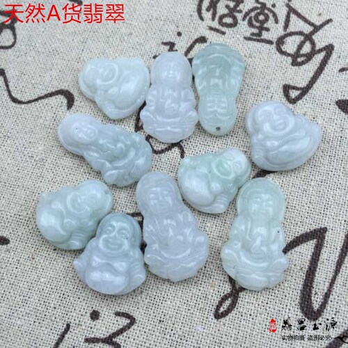 缅甸玉佛公小孩宝宝佩戴翡翠a货