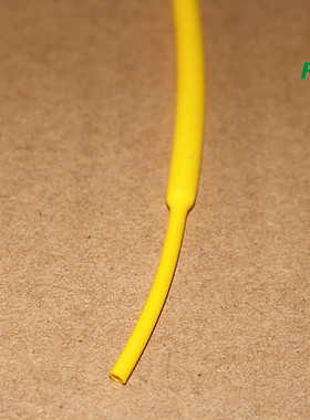 促销优质 环保黄色热缩套管Ф1 热缩管 黄色收缩套管1mm 200米