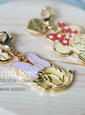 美国时尚风卡通镀真金挂件吊坠