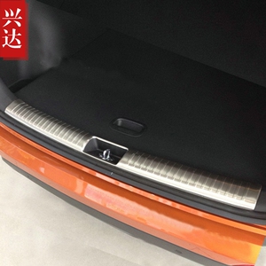 适用于2015-19款北京现代IX25专用不锈钢后备箱踏板IX25内后护板