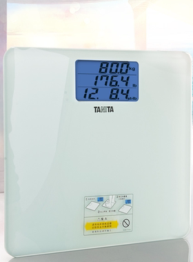 400斤 日本百利达TANITA人体健康秤HD-384电子体重称LB英磅秤精准