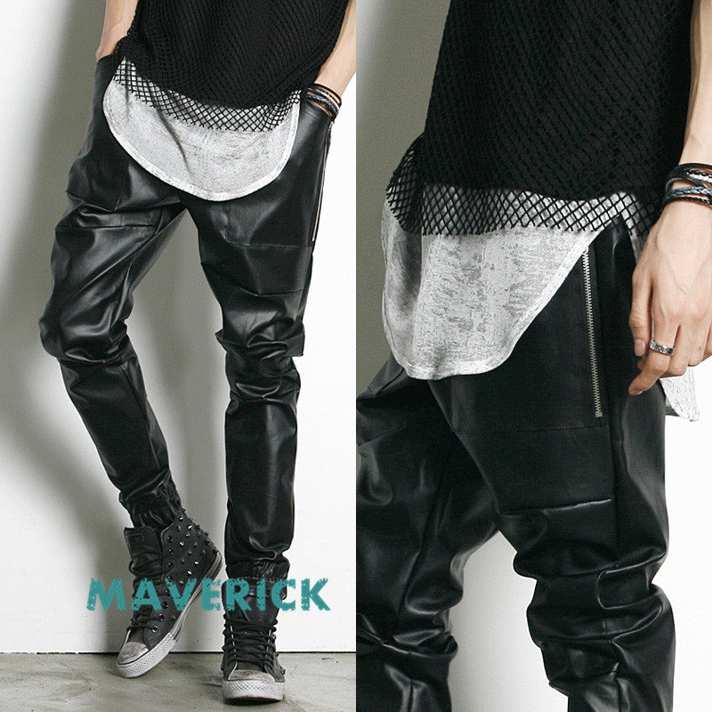 Pantalon cuir homme pour hiver - Ref 1491406 Image 1