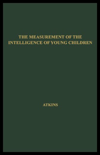 【预售】The Measurement of the Intelligence of Young Chil