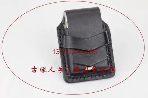 Индивидуальная зажигалка, защитный чехол, из натуральной кожи, защита при падении