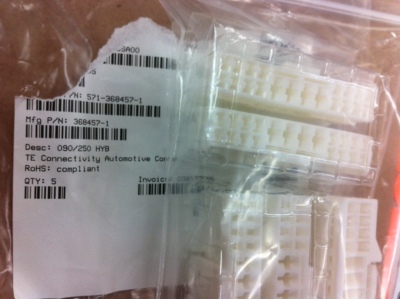 368457-1 泰科/安普 TE/AMP 原装正品连接器 接插件 现货期货