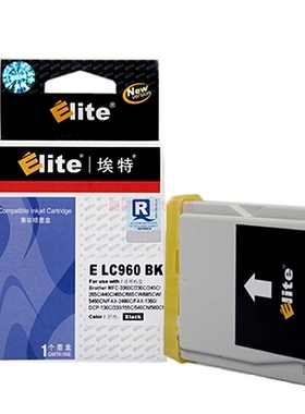 埃特（Elite） E LC960 黑色墨盒 适用兄弟MFC-3360C/230C/240C