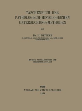 【预订】Taschenbuch Der Pathologisch-Histolo...