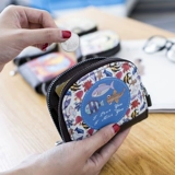米印 Кошелек, маленькая мультяшная сумка через плечо, короткие монеты с молнией, Южная Корея, простой и элегантный дизайн