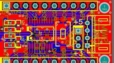 STM8开发板pcb STM8S103最小系统原理图 STM8S103F3P6 UART stm8