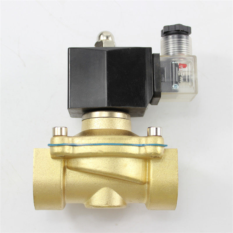 2寸 塑封防雾水 常闭电磁阀 水阀 2W-50 防水 220V 24V 380v