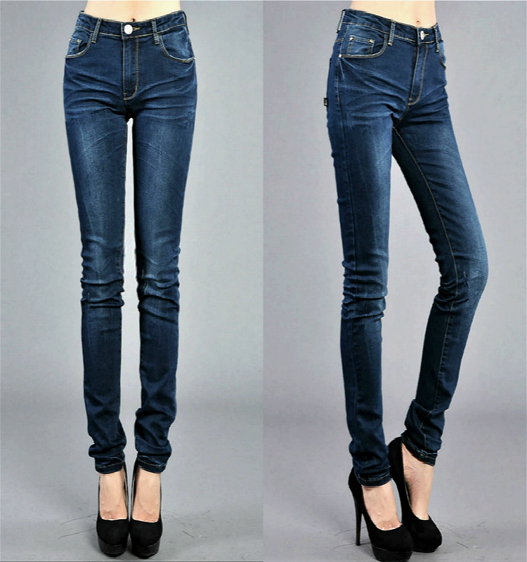 特价断码甩货9408韩版潮显瘦弹力修身加长小脚牛仔裤有大码女装