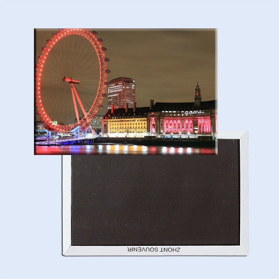 卡通英国 伦敦眼 旅游纪念 磁性冰箱贴5571创意磁贴个性创意