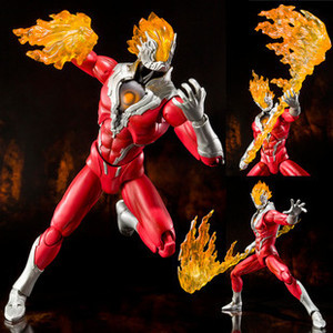 热血玩具模型手办 奥特曼 万代正版 火焰红莲 SHF ULTRA-ACT